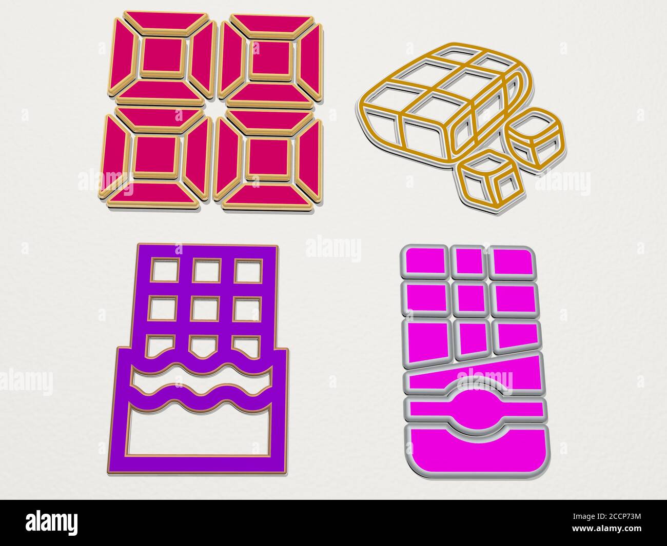 3d chocolate printing hi-res stock photography and images - Alamy