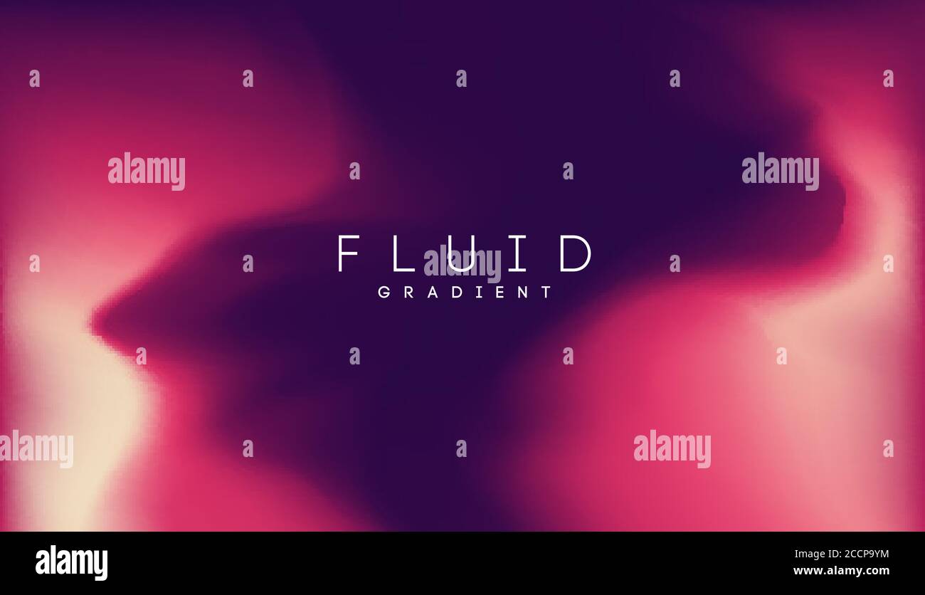 Digital gradient background. Shape holographic gradient. Liquid 3d substance. Light color gradient abstract background. Vector illustration. Stock Vector