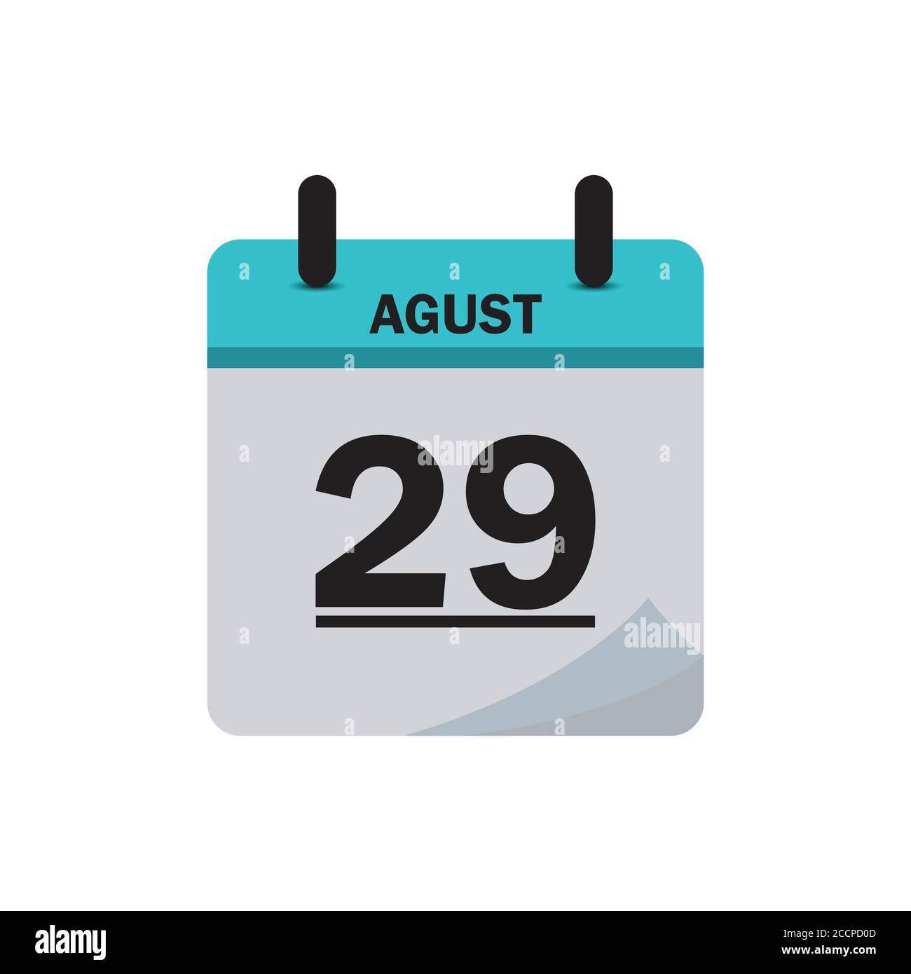 Calendar international day against nuclear testing with a 29 August. Design template vector Stock Vector