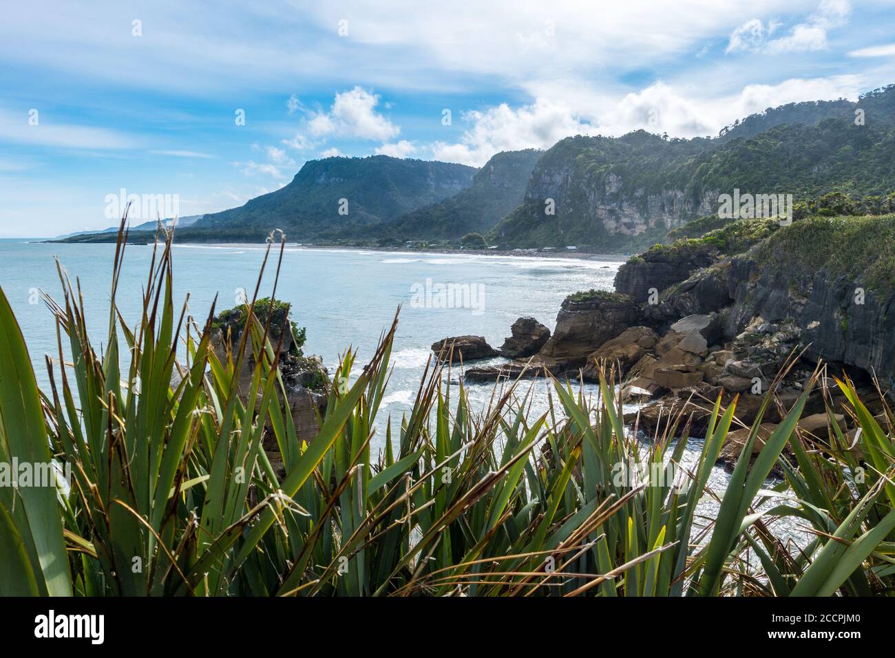 The pancake rocks on New Zealand's west coast are an interesting rock ...