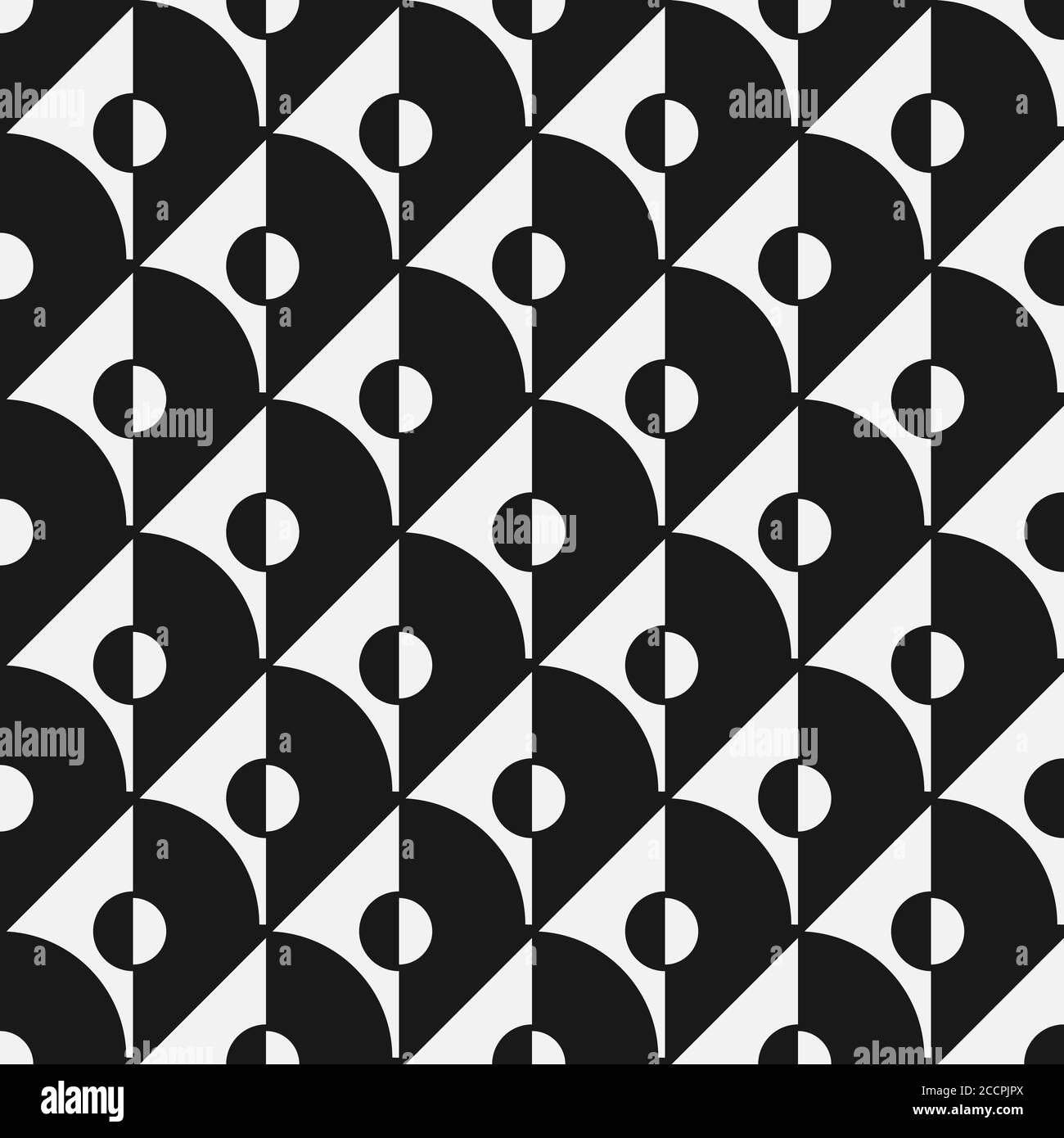 Seamless abstract geometric pattern with element of disc Stock Vector ...