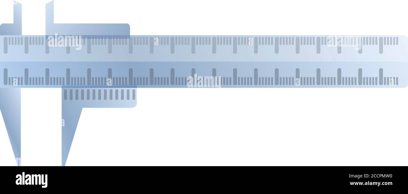Caliper icon. Cartoon of caliper vector icon for web design isolated on