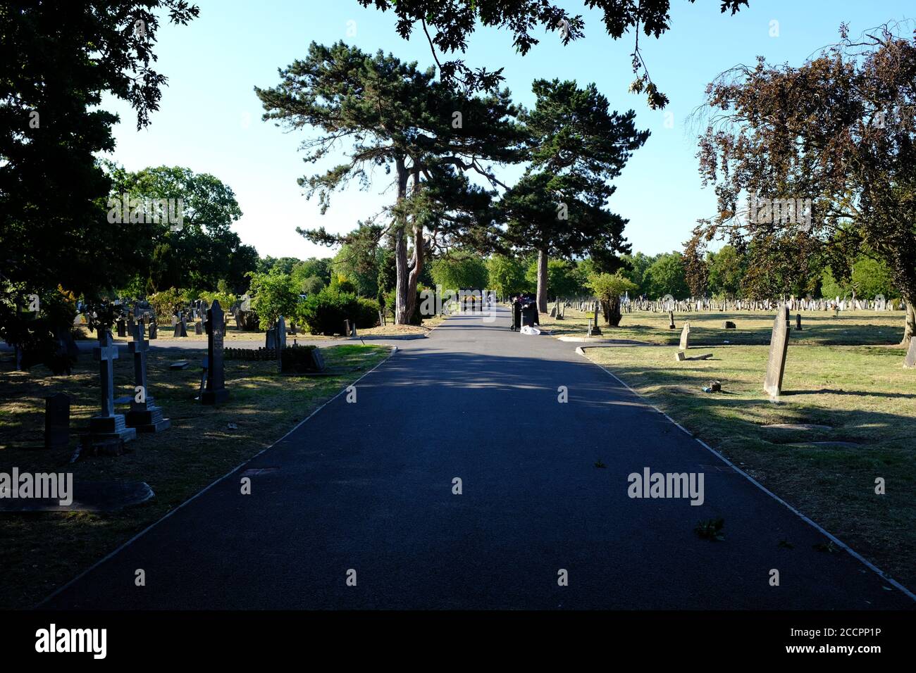 Lambeth Cemetery Tooting London Stock Photo Alamy