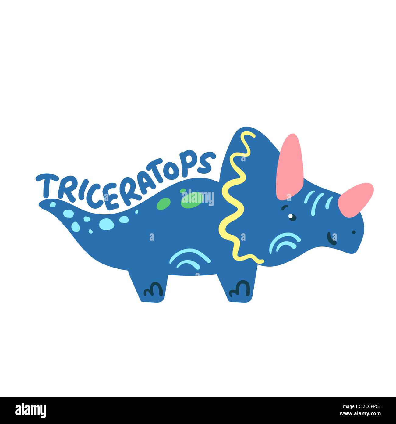 Triceratops Vector Vectors High Resolution Stock Photography And Images Alamy