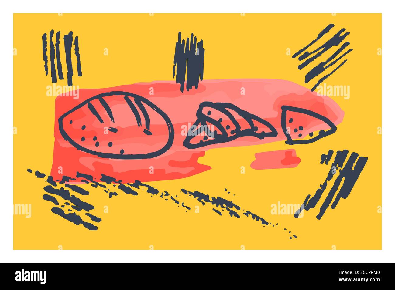 Yellow line painted Stock Vector Images - Alamy