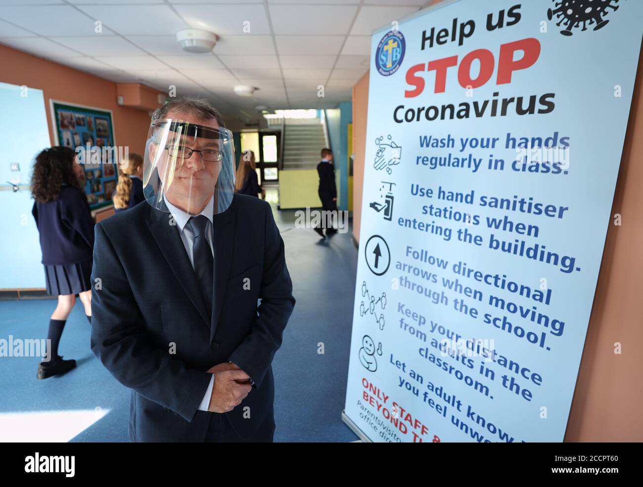 Chris Donnelly, principal of St John The Baptist Primary School in West