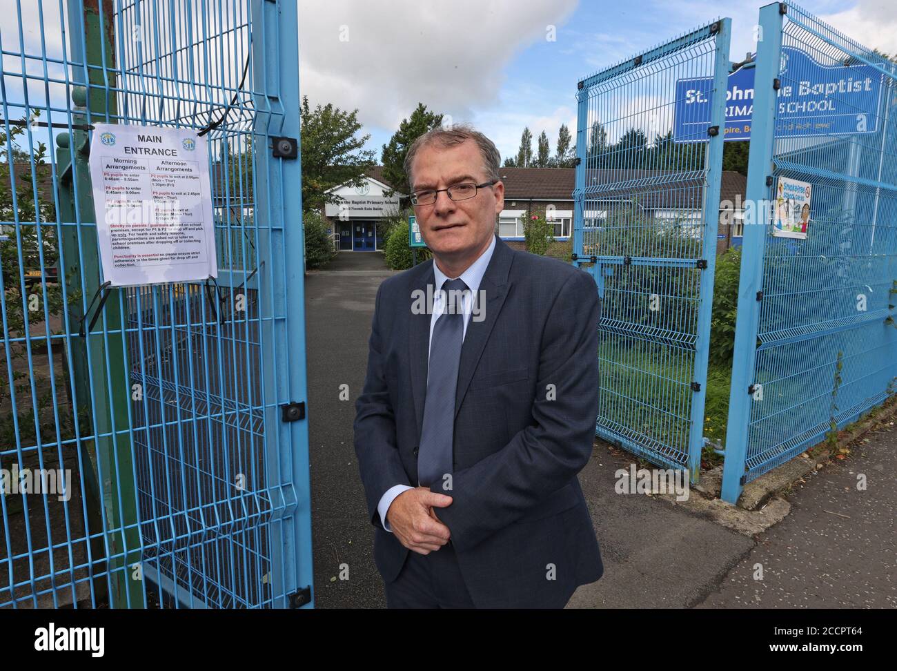 Chris Donnelly, principal of St John The Baptist Primary School in West