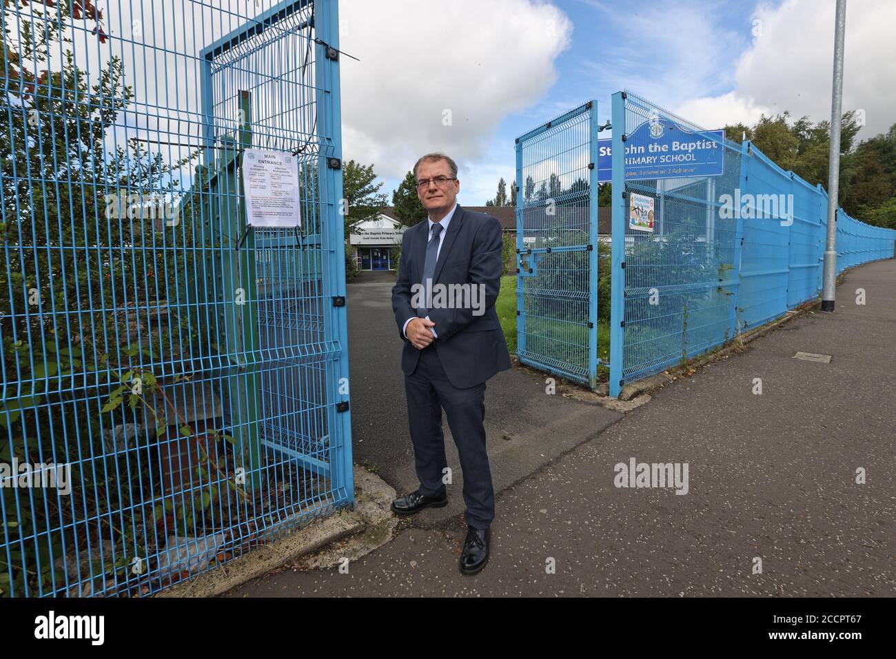 Chris Donnelly, principal of St John The Baptist Primary School in West