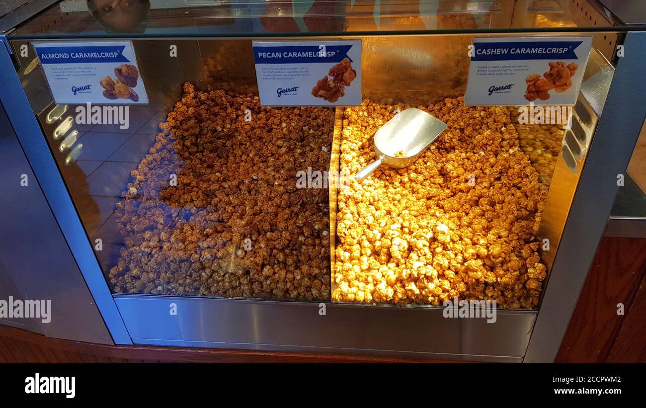 Garrett Popcorn shops, a Chicago tradition, Chicago Illinois, United