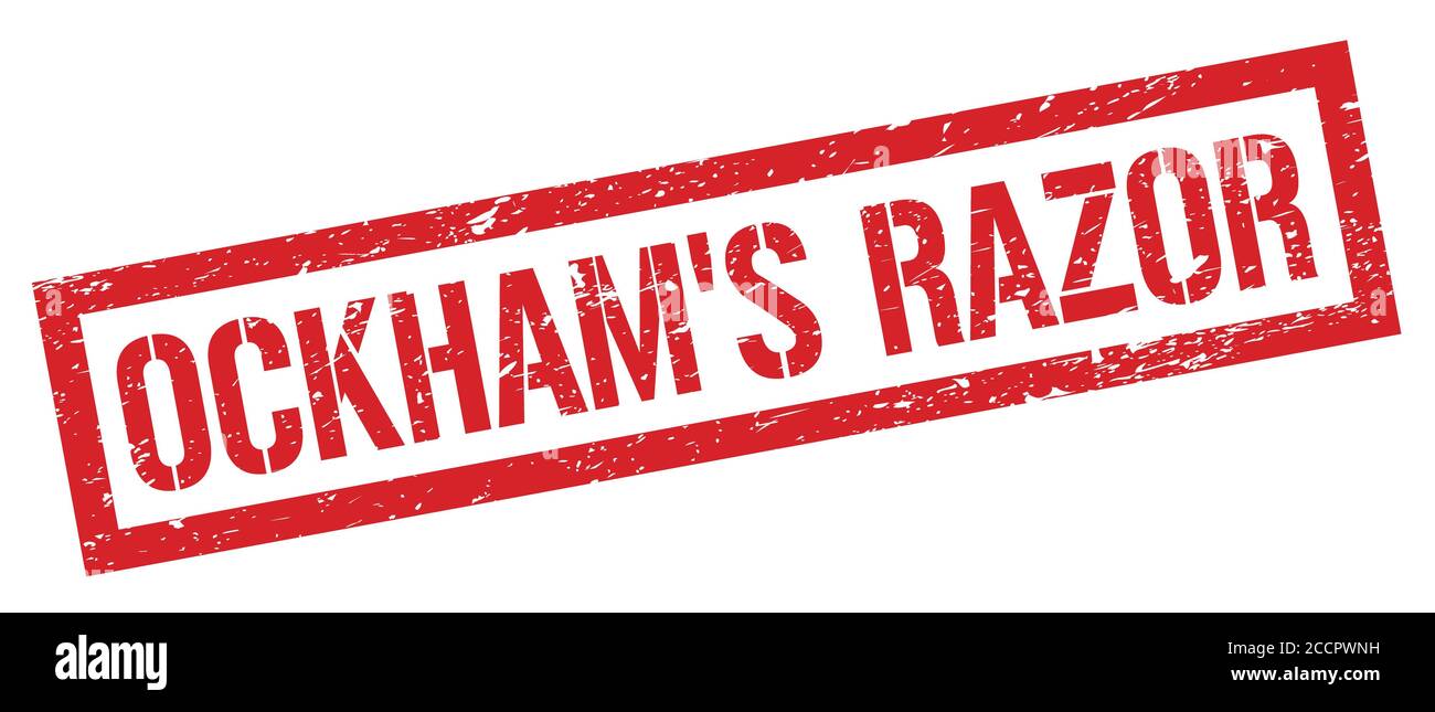 Ockham's razor hi-res stock photography and images - Alamy