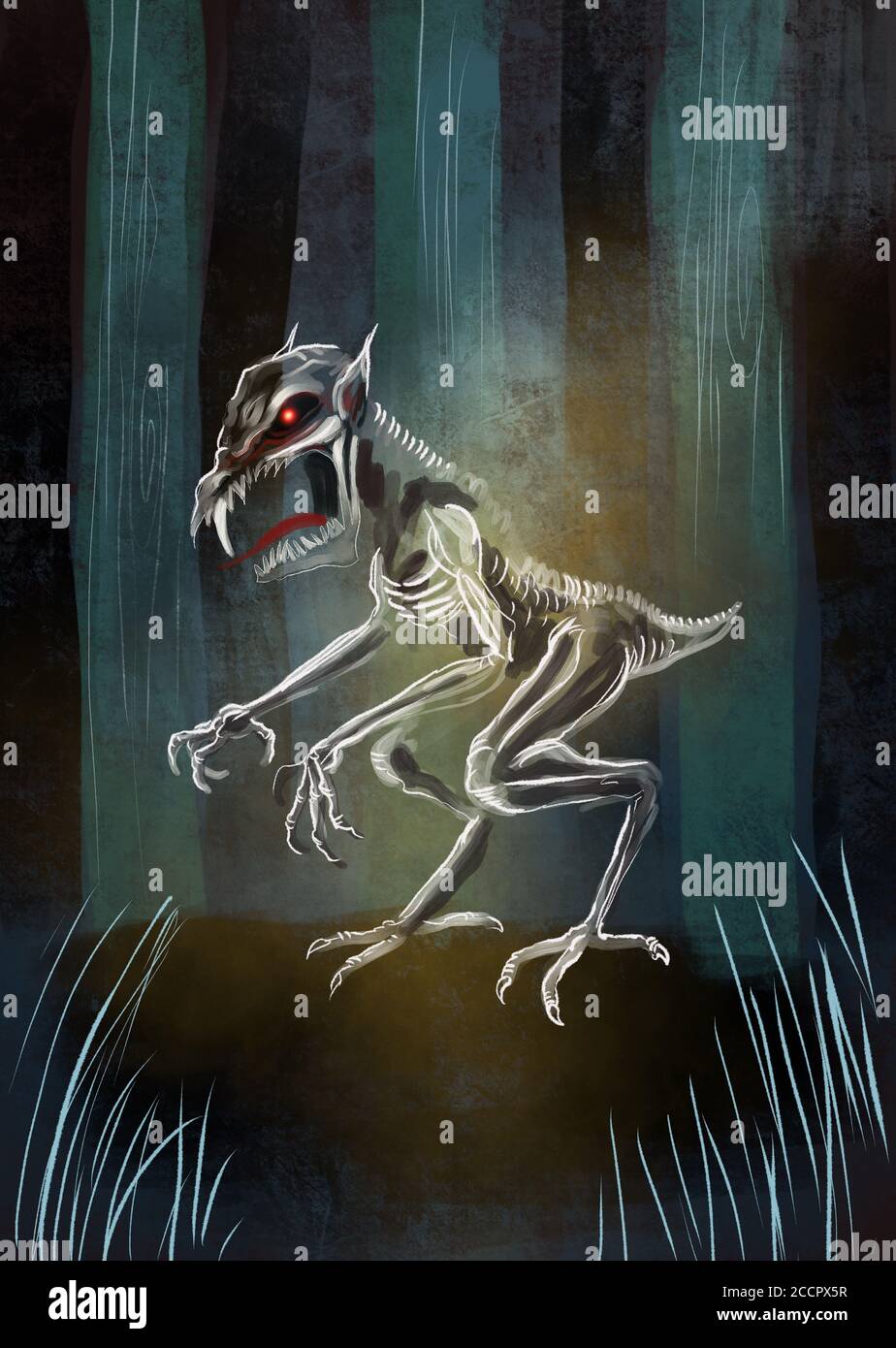 The Chupacabra illustration Stock Photo Alamy