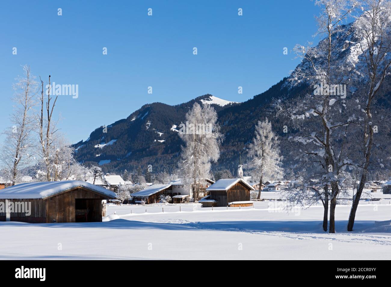 Oberstdorf, Allgaeuer Alpen Stock Photo