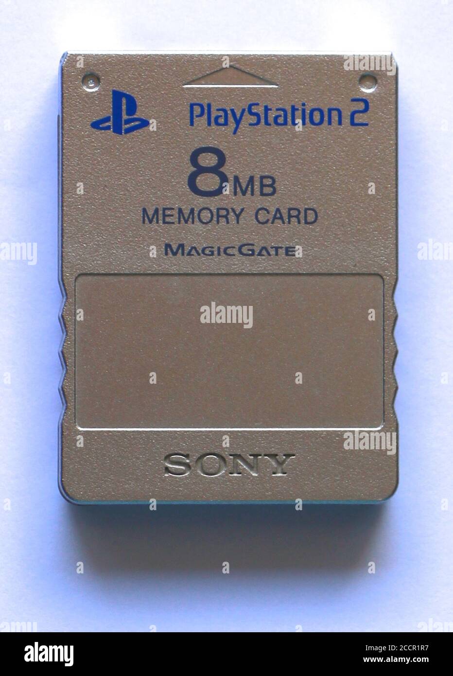 Photo of an Original Sony PS2 Playstation 2 8MB memory card close up Stock  Photo - Alamy