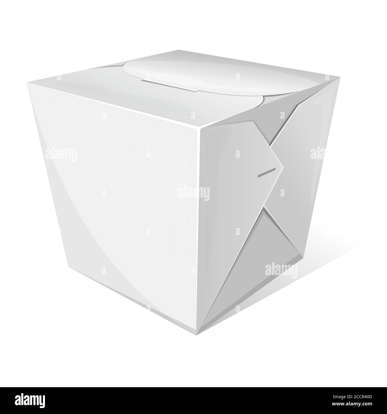 Vector noodle box Stock Vector