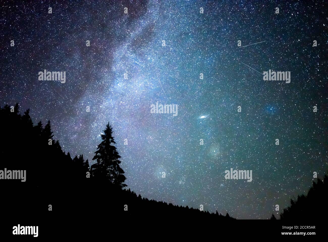 Milky Way galaxy. Starry sky Stock Photo - Alamy