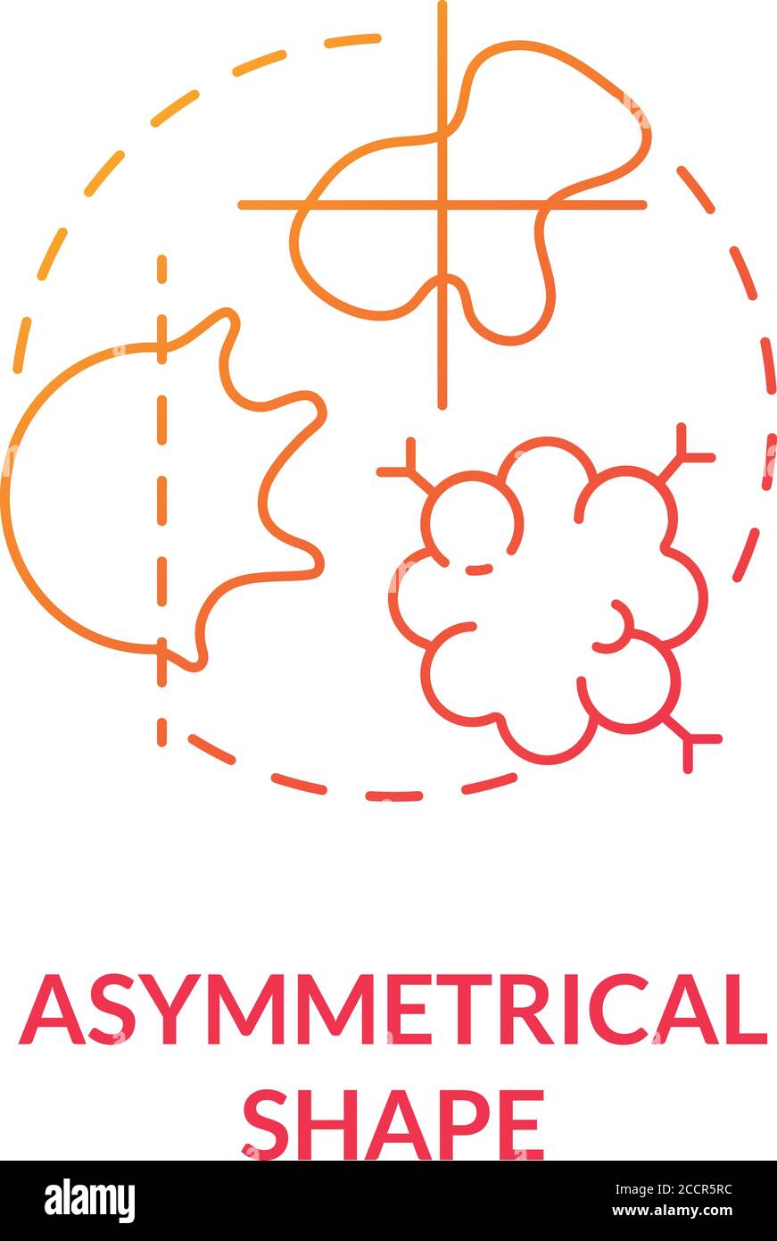 Asymmetrical shape concept icon Stock Vector Image & Art Alamy