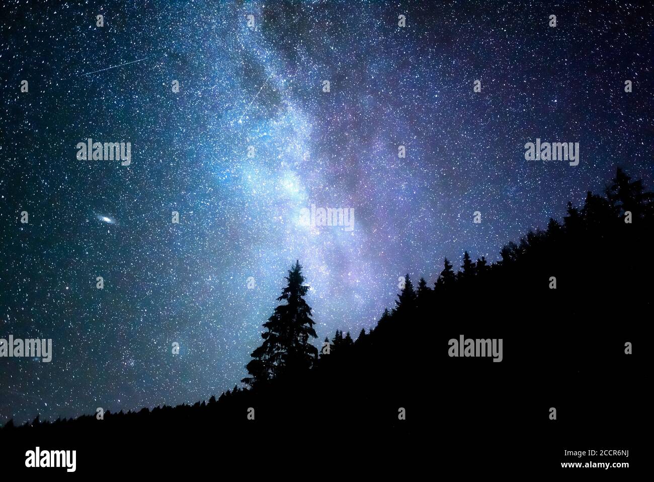 Milky Way galaxy. Starry sky Stock Photo - Alamy