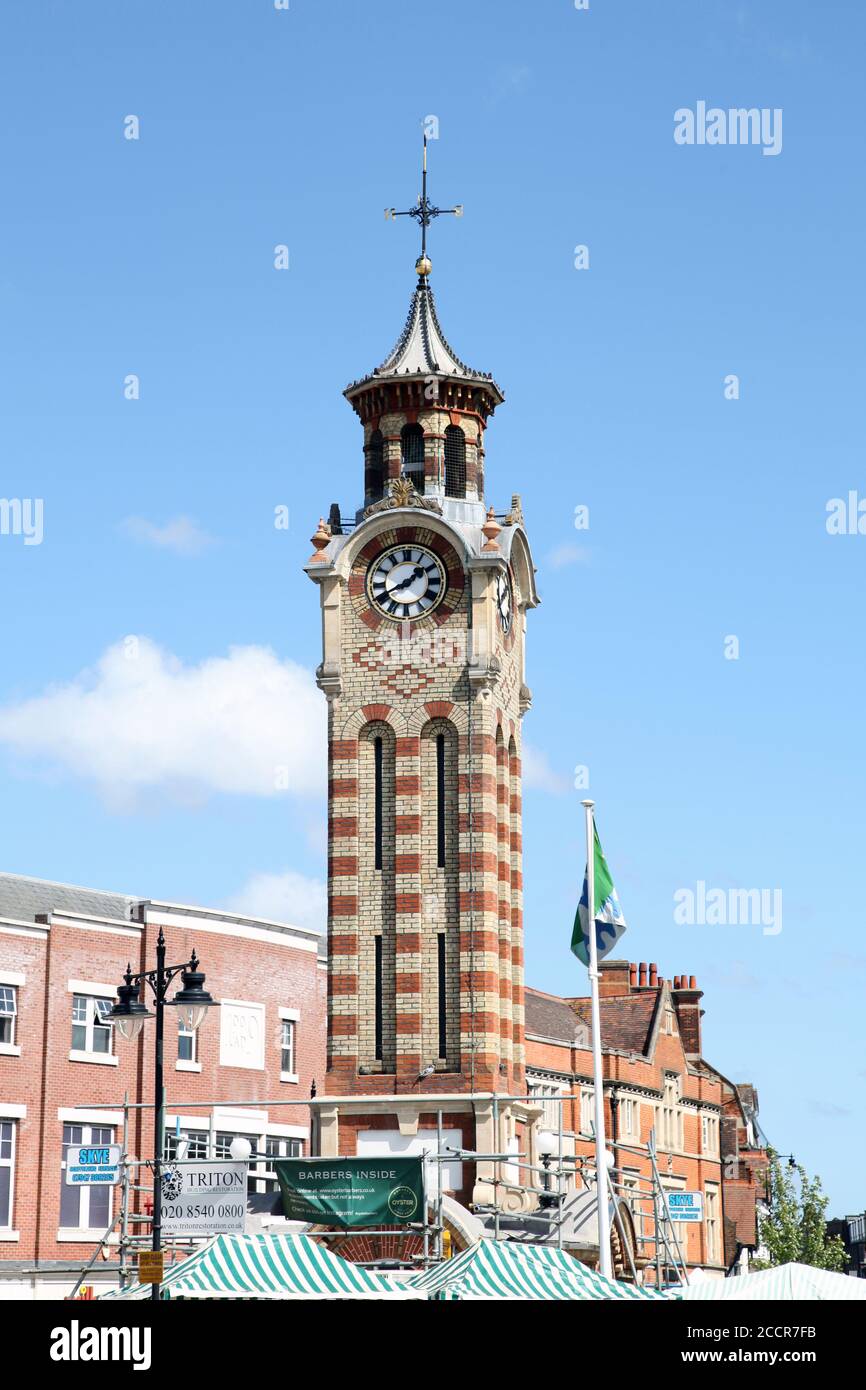 Built in 1847 and praised by Charles Dickens, the Epsom clock tower is ...