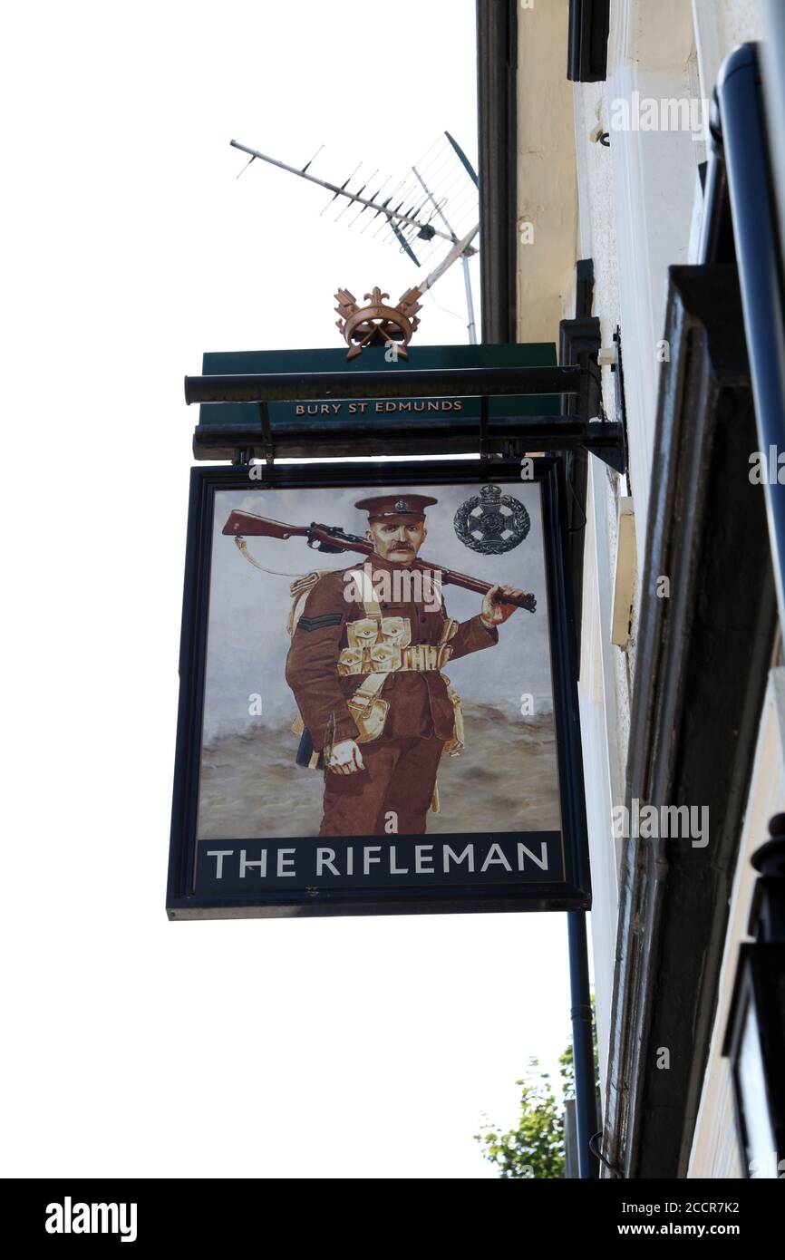 The Rifleman pub in Epsom, a Greene King public house located in