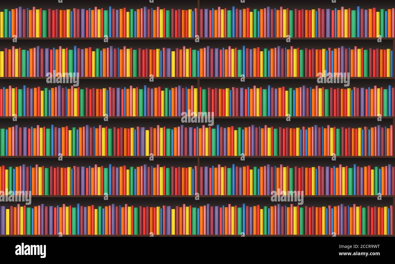 Row Of Books Texture