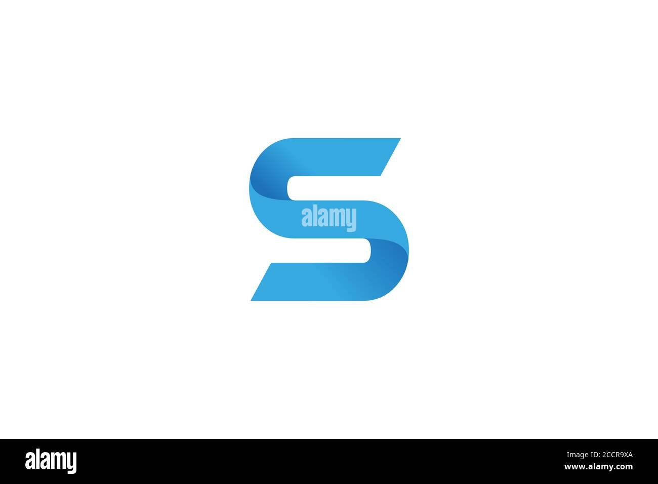 letter S logo design . abstract modern letter S logo concept Stock Vector