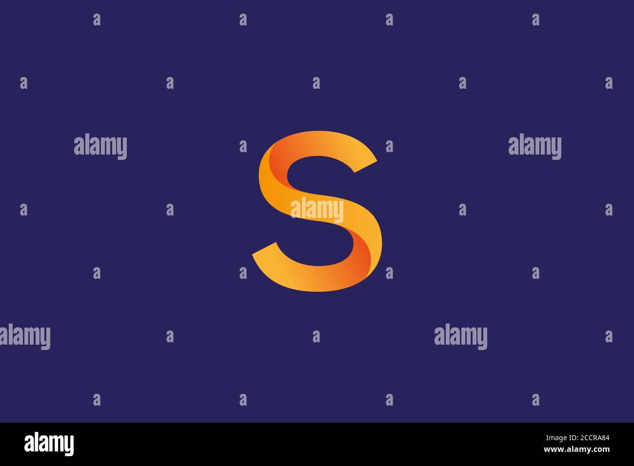 letter S logo design . abstract modern letter S logo concept Stock ...