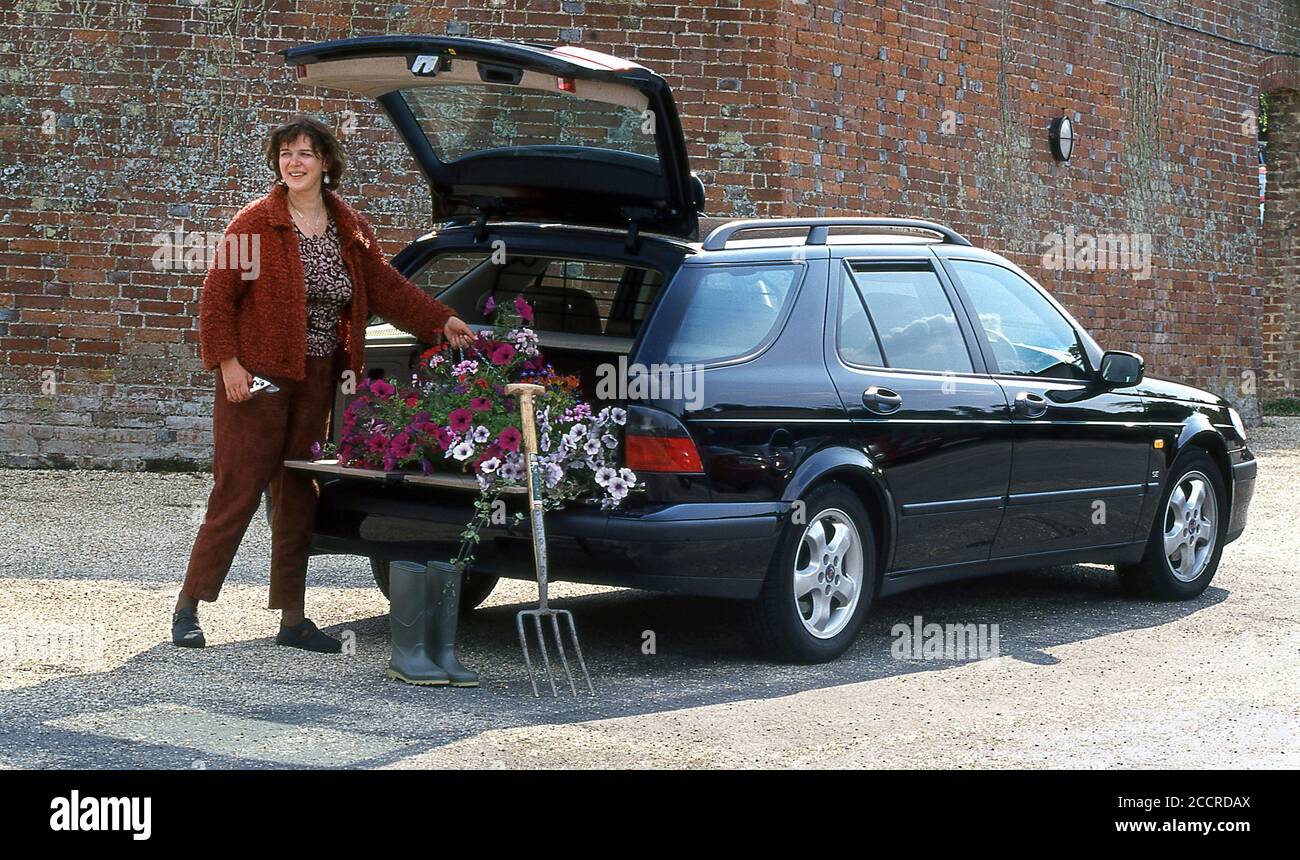 1999 Saab 93 Estate car Stock Photo
