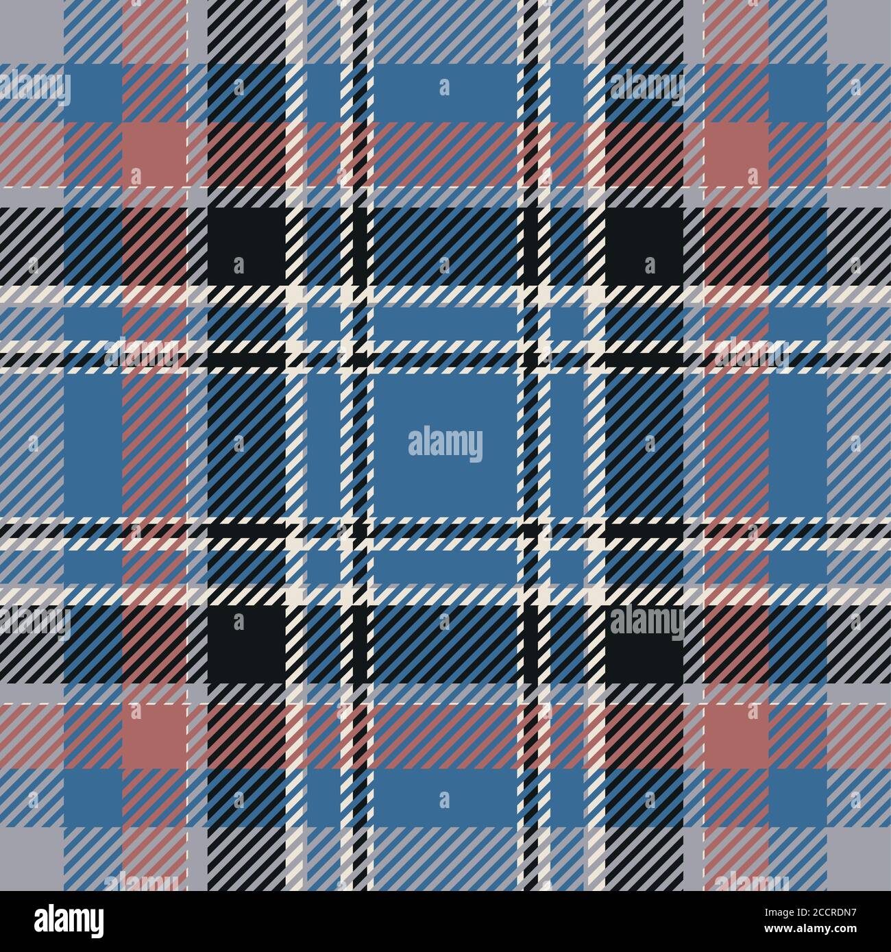 Tartan scotland seamless plaid pattern vector. Retro background fabric ...