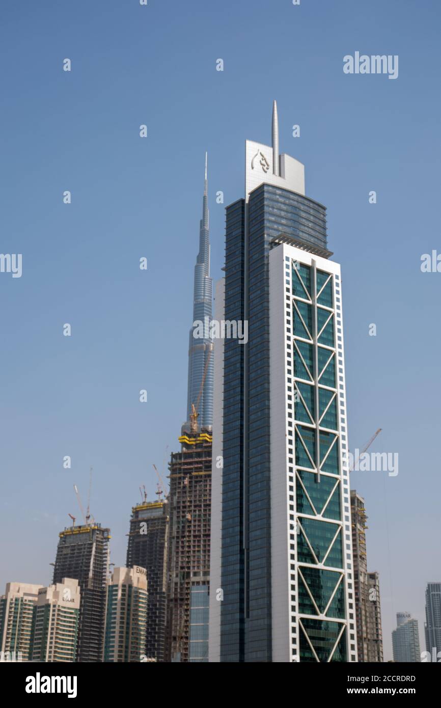 Sheik Mohammed Bin Zayed Road, Dubai Stock Photo Alamy