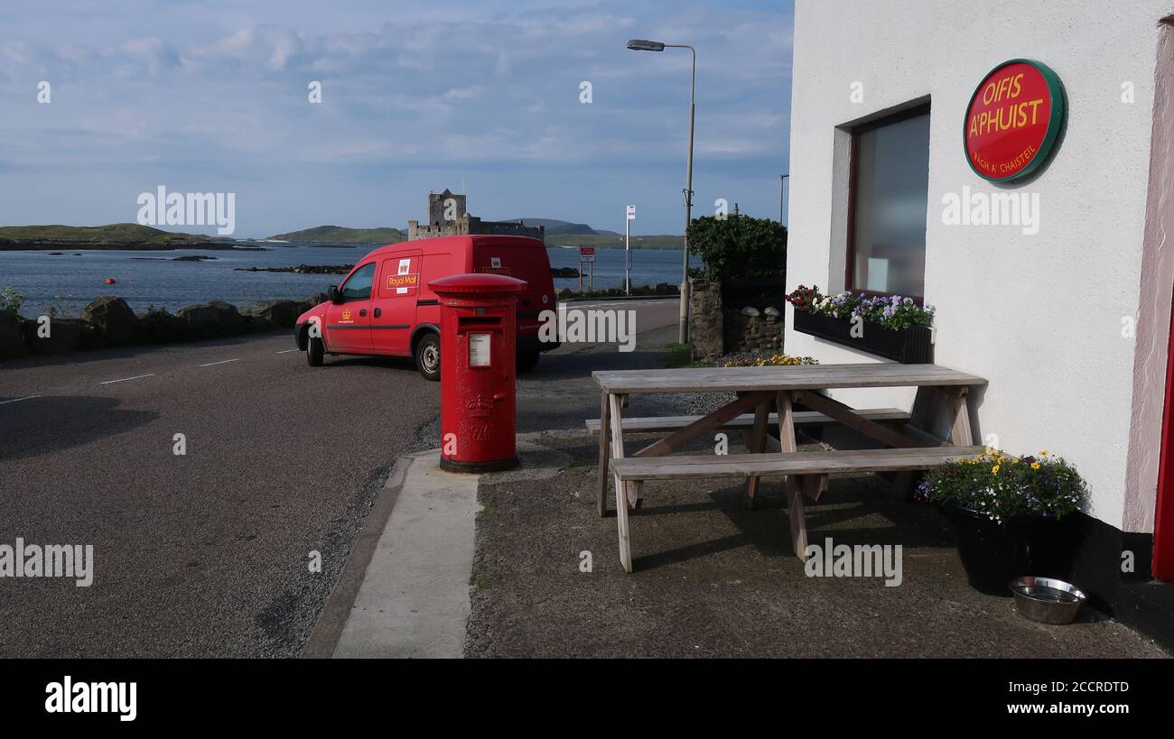 post office. The Hebridean Way. Outer Hebrides. Highlands. Scotland. UK Stock Photo