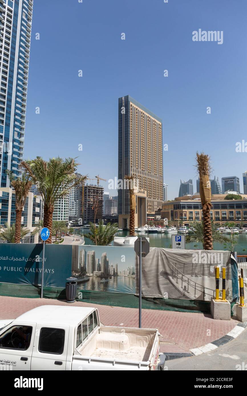 Dubai Marina, Dubai Stock Photo