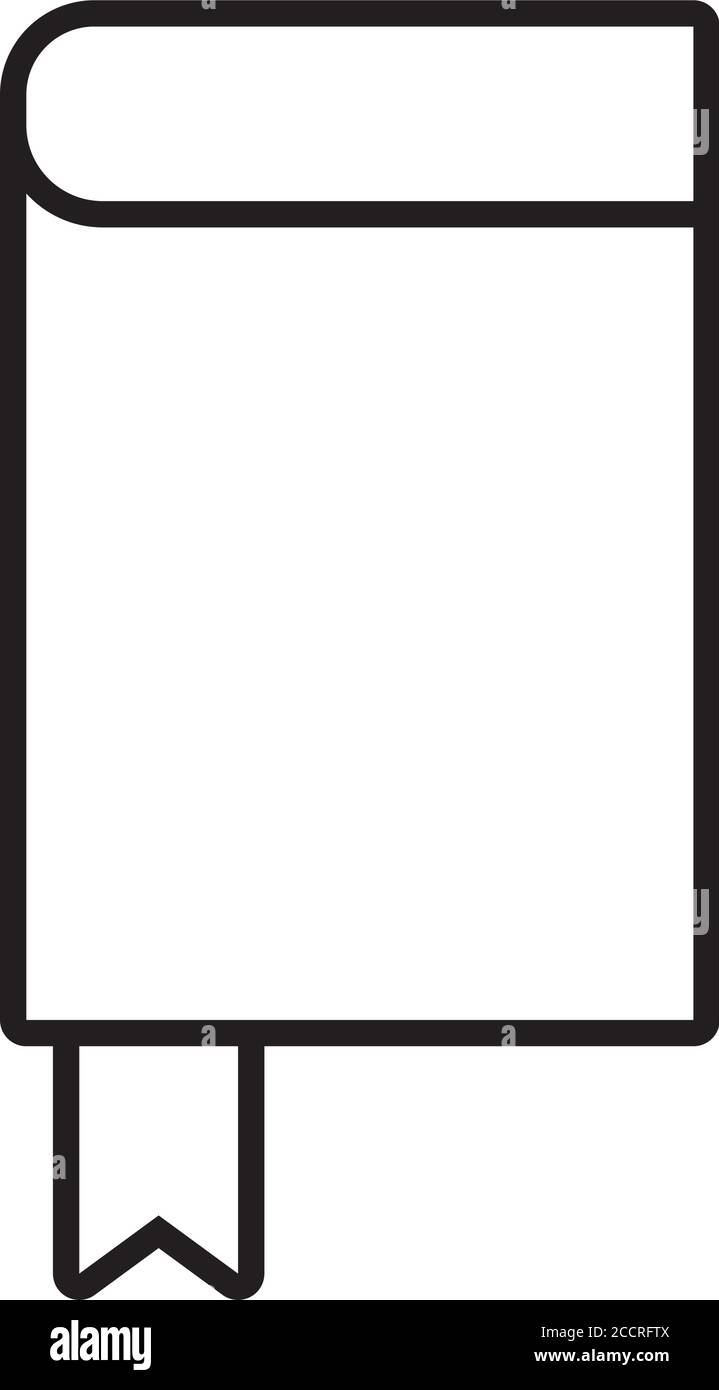 book school line style icon vector illustration design Stock Vector ...
