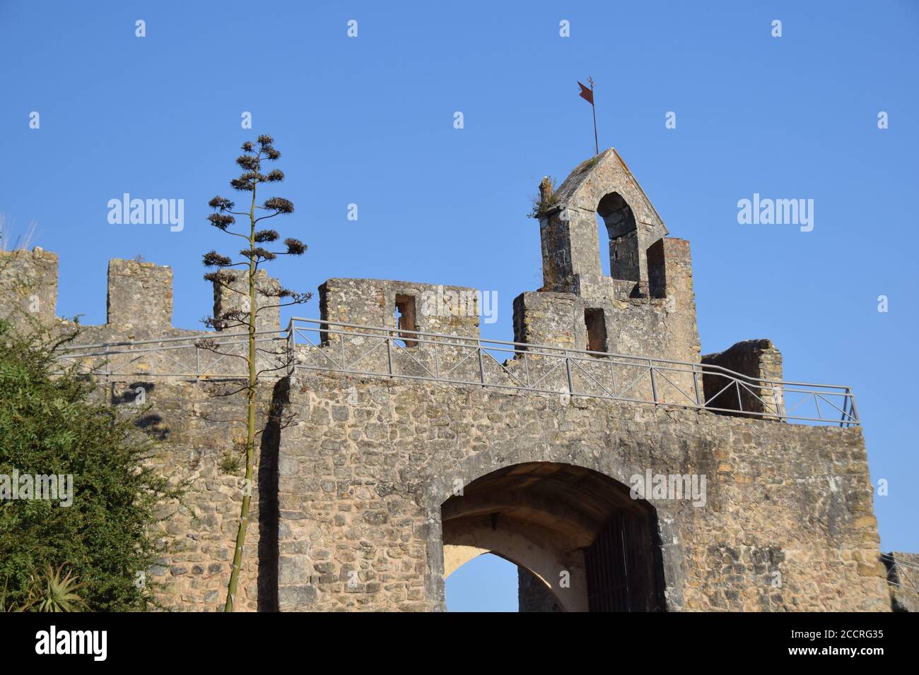Convento de Cristo outside details of the Convent of Christ Tomar Portugal Stock Photo