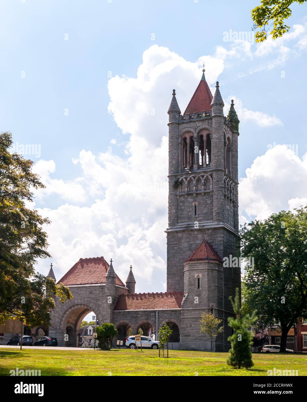 The Butler Street Gatehouse at the Allegheny Cemetery in Pittsburgh