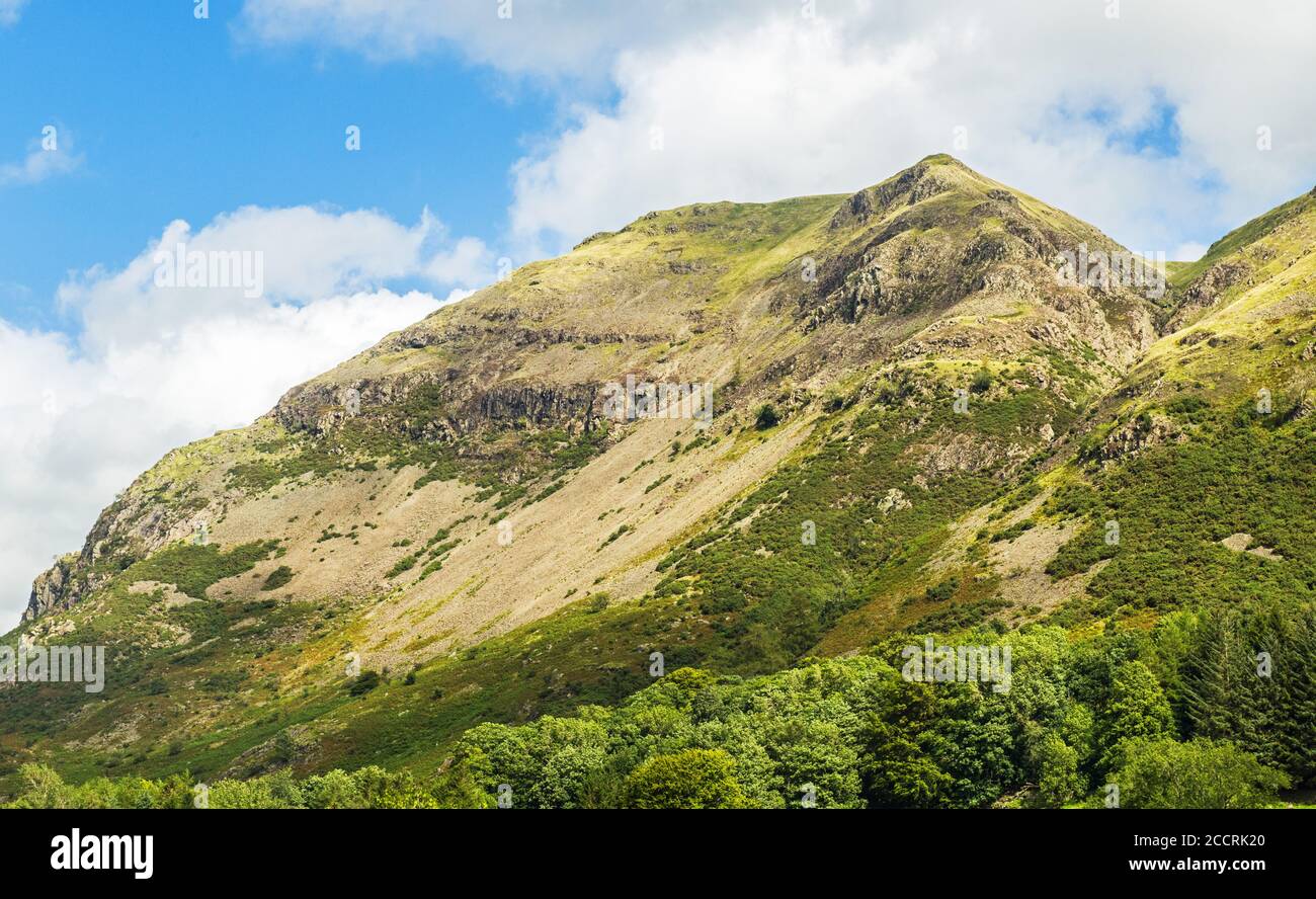 Watsons Dodd high above St Johns in the Vale in the North Eastern Fells of the Lake District National Park. Stock Photo