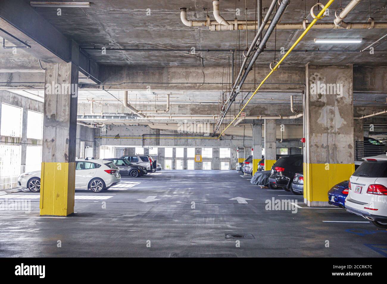 Miami Beach Florida,indoor garage parking,condominium condominiums