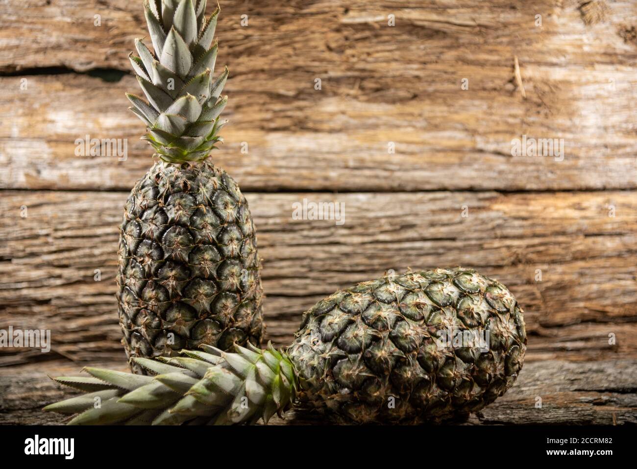 Pineapple fruit. Also known as pineapple, it is a tropical