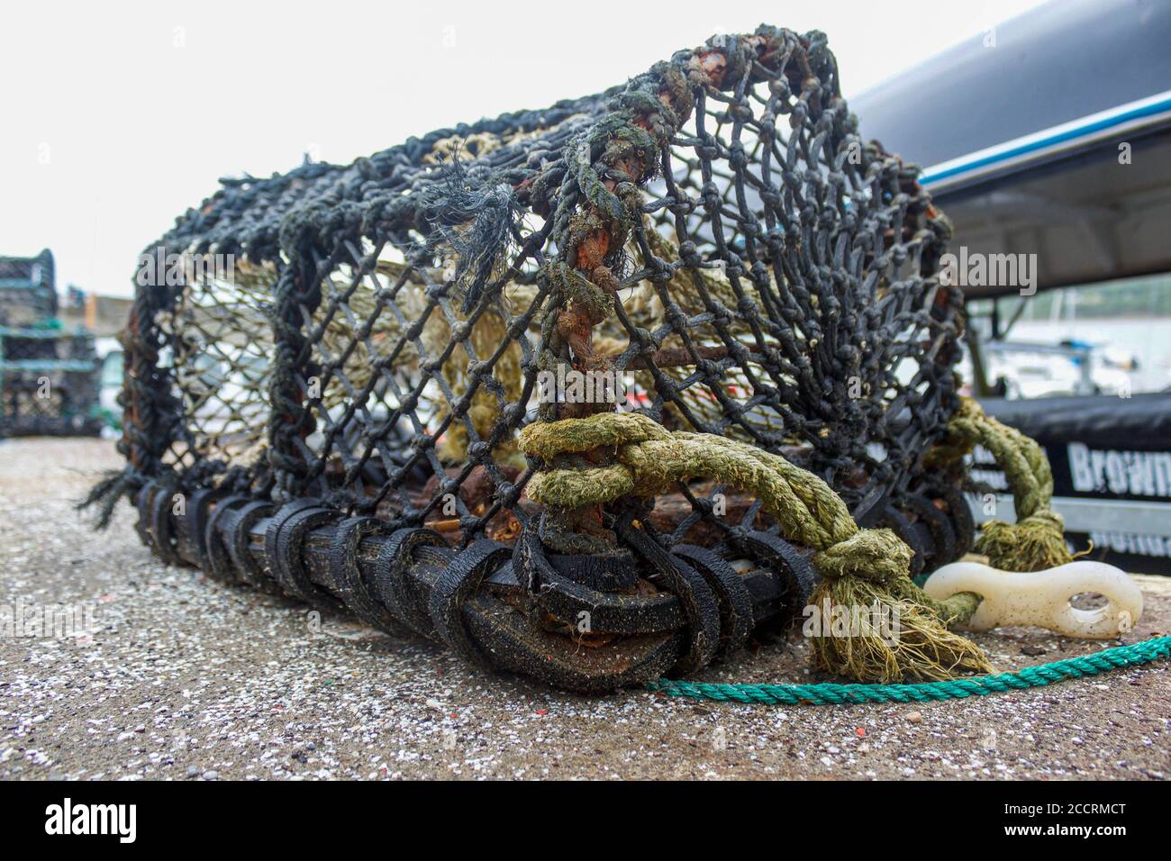 Lobster/crab pots waiting to be used Stock Photo Alamy