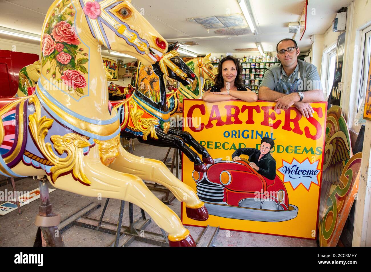 Carters Steam Fair, run by Jobs and Carter, vintage fairground rides founded in 1977 by