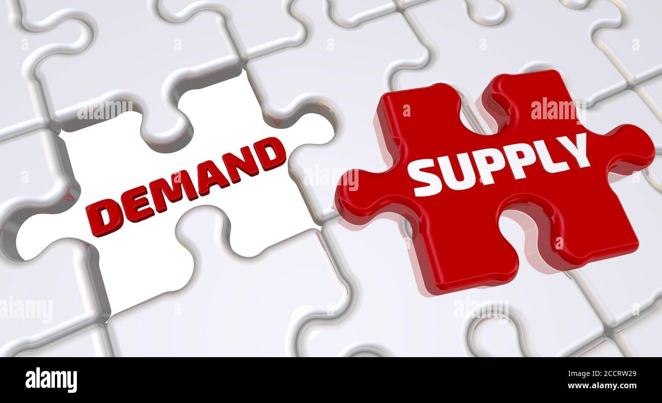 Supply and demand is an economic model of price determination in a market Stock Photo Alamy