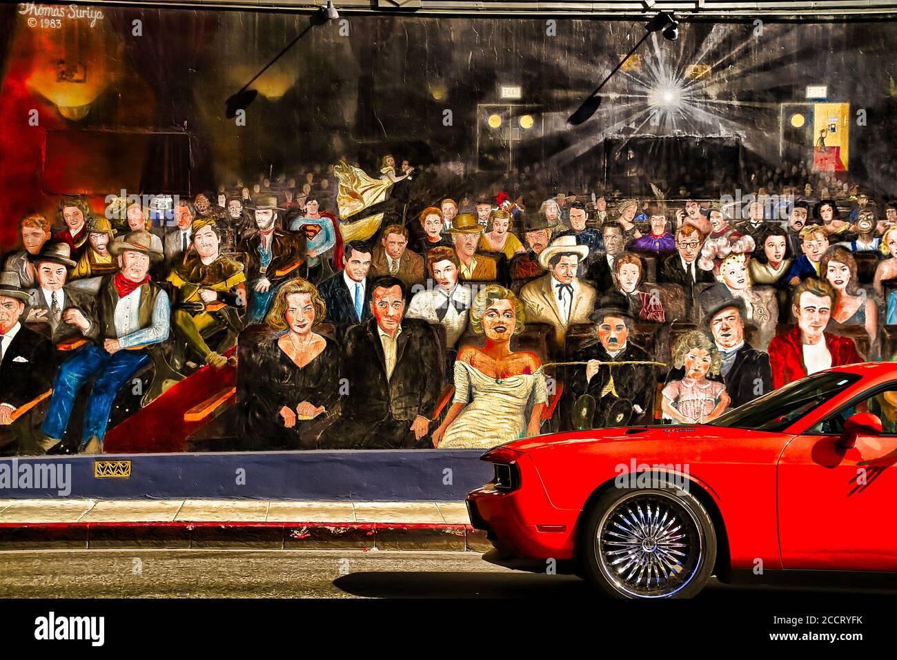 HOLLYWOOD, CA/USA OCT 28,2013 Famous "You Are the Star" mural at