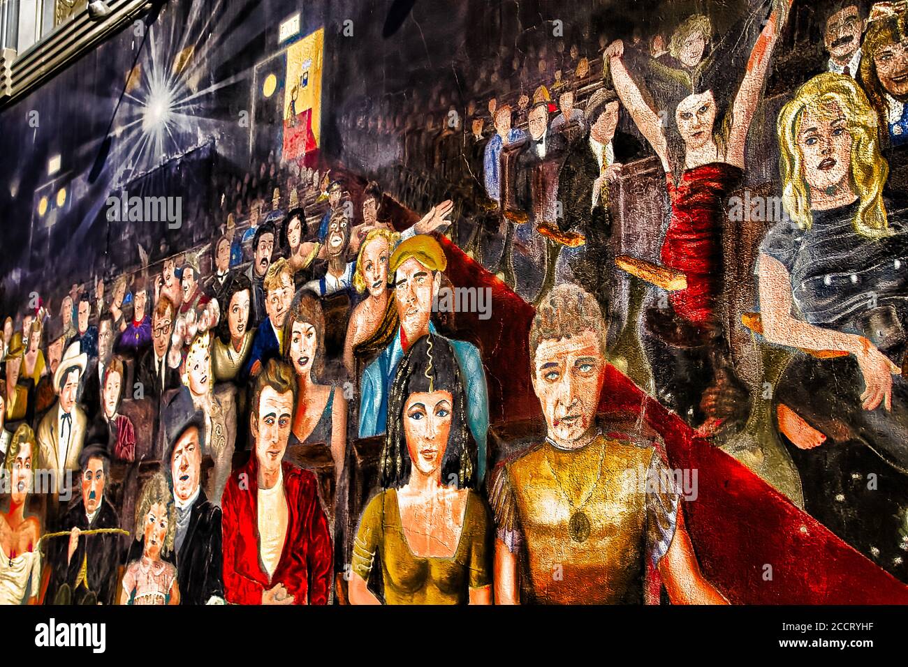 HOLLYWOOD, CA/USA OCT 28,2013 Famous "You Are the Star" mural at