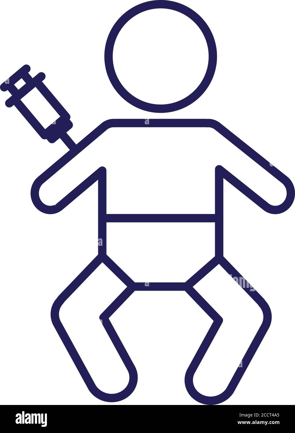 Baby and injection Cut Out Stock Images & Pictures - Alamy