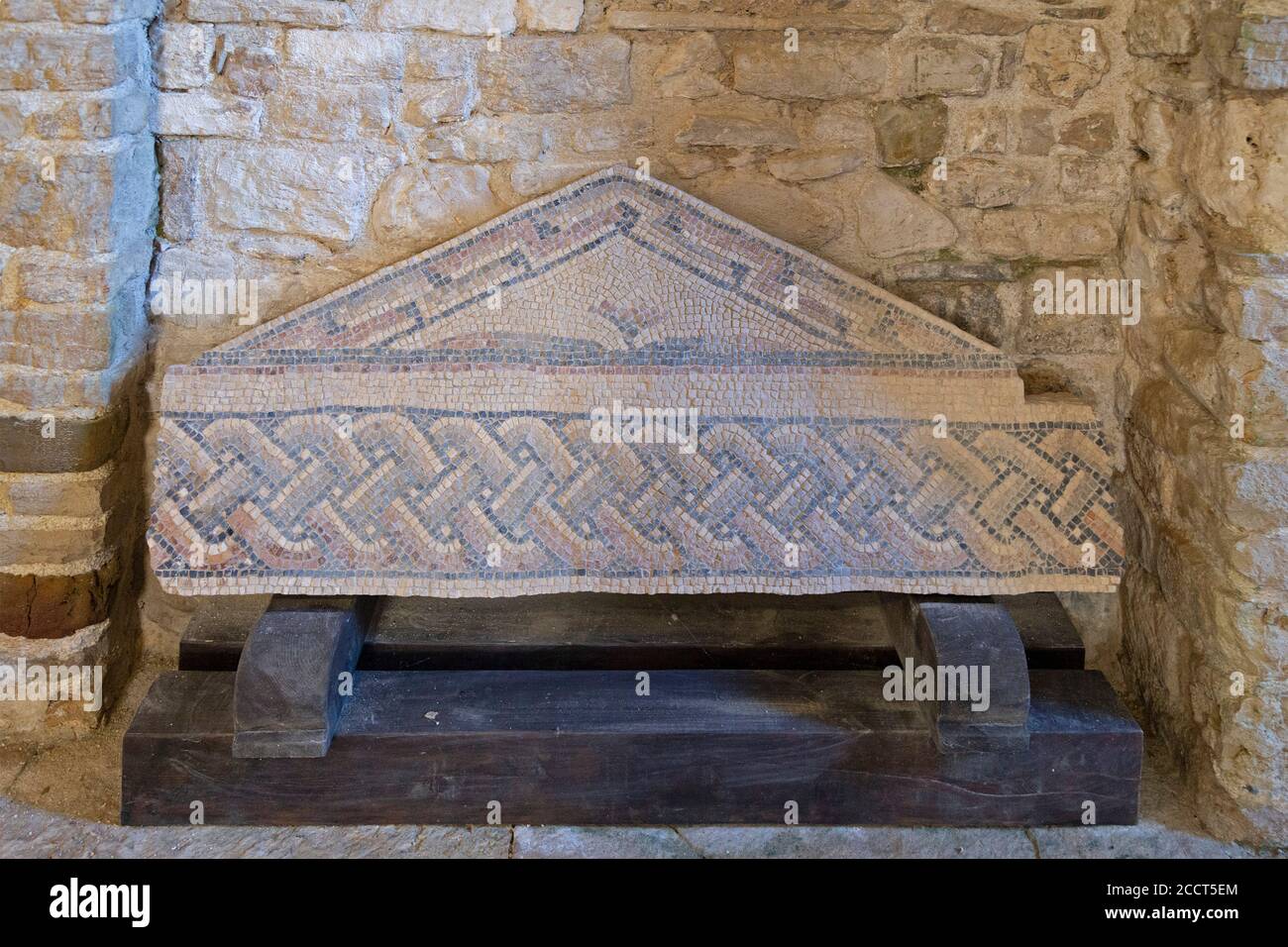 mosaic, Euphrasian Basilica, UNESCO world heritage, Porec, Istria, Croatia Stock Photo