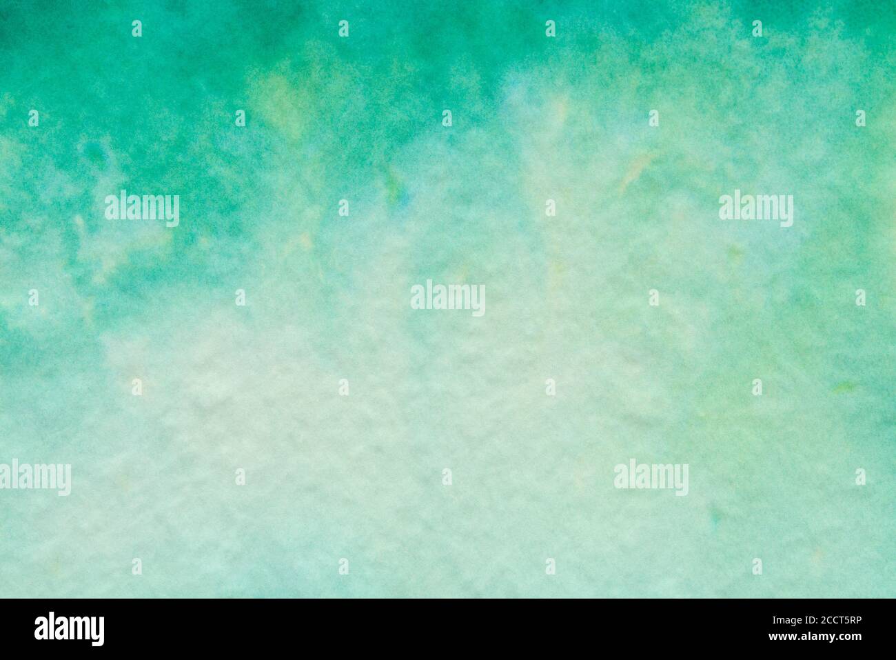 green color painted on paper background texture Stock Photo