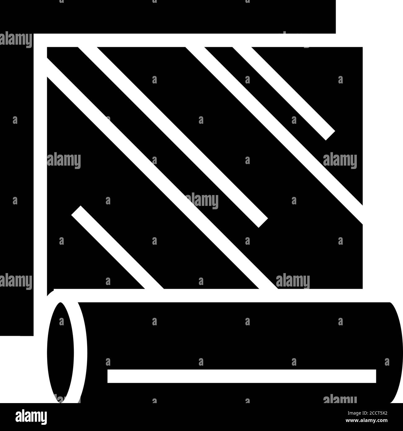facing wall layer glyph icon vector illustration Stock Vector Image ...