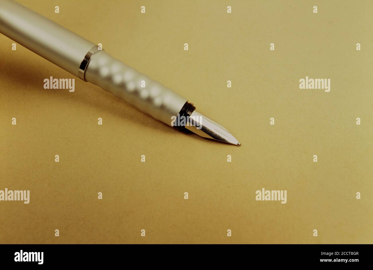 Writing set for office with fountain pen and ballpoint pen. Writing set ...
