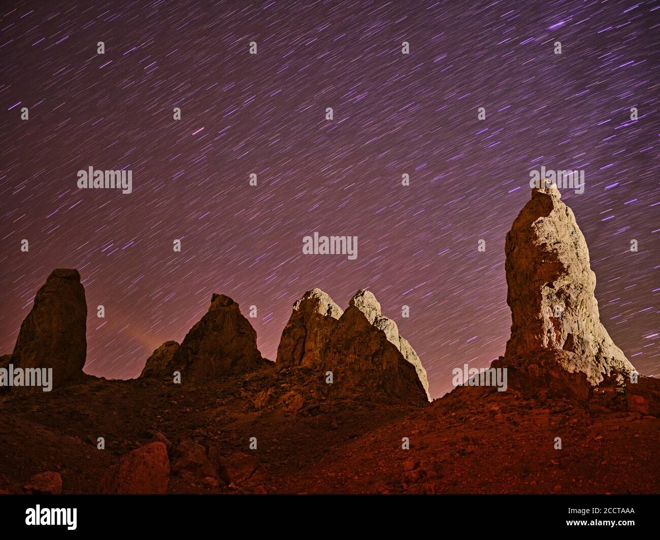 Pinnacles and star trails hi-res stock photography and images - Alamy