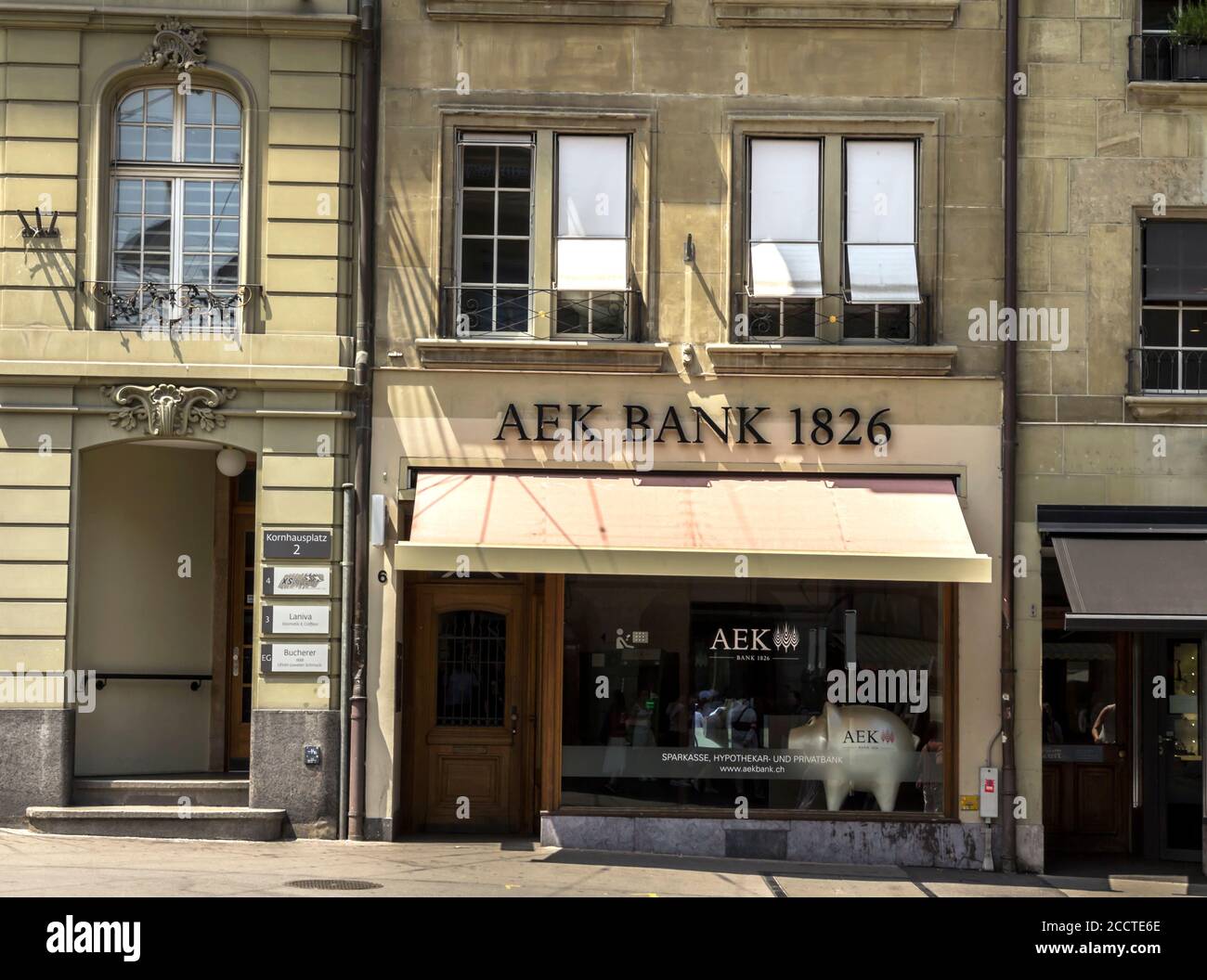 Bern, Switzerland, July 2, 2019 - branch of AEK Bank 1826 Stock Photo -  Alamy