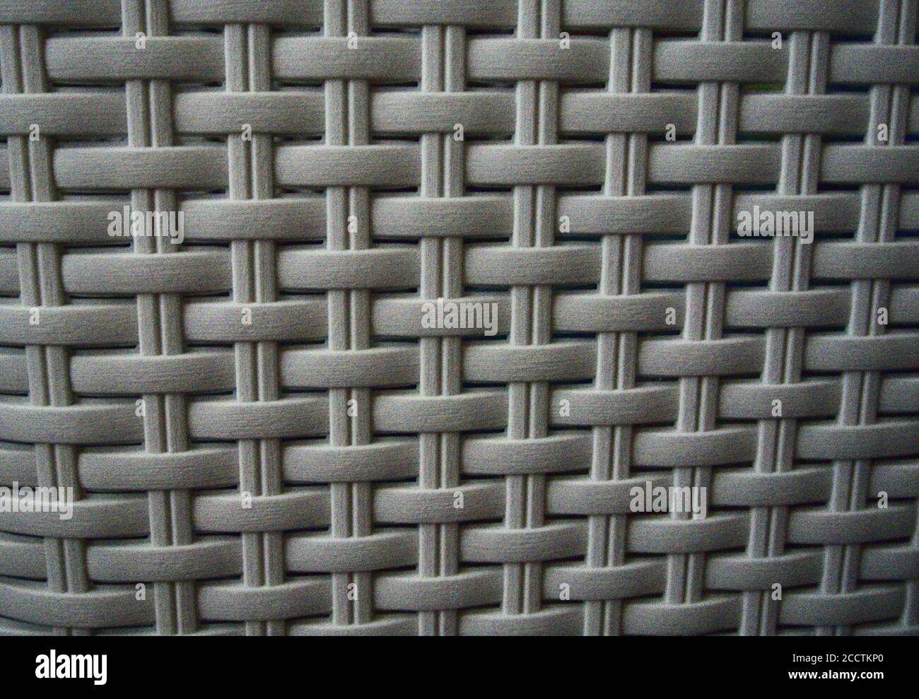 Close up of shadowed white plastic cross pattern Stock Photo